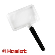 【Hamlet 哈姆雷特】2.5x&amp;amp;amp;4x / 77x45mm 光學級壓克力手持型放大鏡【EL-001】