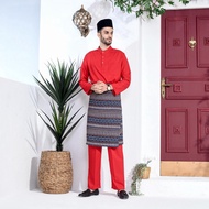 [Diskaun RM50!] Baju Melayu dewasa Cotton Baju Melayu Slim fix Cotton