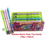 [HALAL] Alibaba Music Flute Toy Candy (10g X 16 pcs / Box)