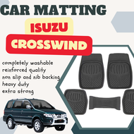 ISUZU CROSSWIND 5pcs. High Quality Car Floor Mat Anti-slip Mat Palanggana Type (DEEP DISH STYLE)