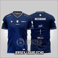 TEAM LIQUID ECHO JERSEY  PLAYOFFS JERSEY. PMSL Champions Esport CUSTOMIZED NAME JERSEY