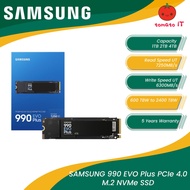 SAMSUNG 990 EVO Plus PCIe 4.0 M.2 NVMe SSD - 1TB/2TB/4TB