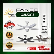 (SG CHEAPEST INSTALLATION) Fanco Galaxy-5 DC Motor ceiling fan tri-tone LED light / 4 years warranty