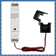 O6(CSID) {0} Tuya Smart ZigBee Energy Meter Din Rail with Clamp Current Transformer App Monitor Elec