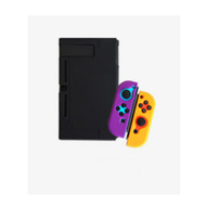 全城熱賣 - Switch TPU磨砂透明分體保護殼(左紫右橙黑中)