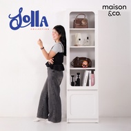 SB Design Square ตู้โชว์ รุ่น Solla สีขาว สีเทา