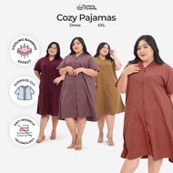 [BEST SELLER] Nyonya Piyama Poly Bamboo Oversized Cozy Dress Jumbo