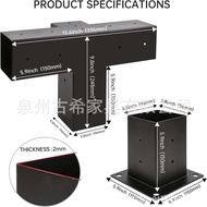 Kit Pergola Grehitk, Kit Tapak Tiang Braket Pergola, Perkakasan Rasuk Kayu Gazebo