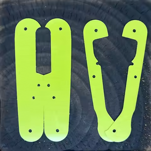 4 Types GreenYellow G10 Liner with Corkscrew Slot Insulation Function For 91mm Victorinox Swiss Army