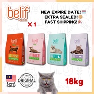 BELIF CAT DRY FOOD / MAKANAN KUCING / KIBBLES 18KG