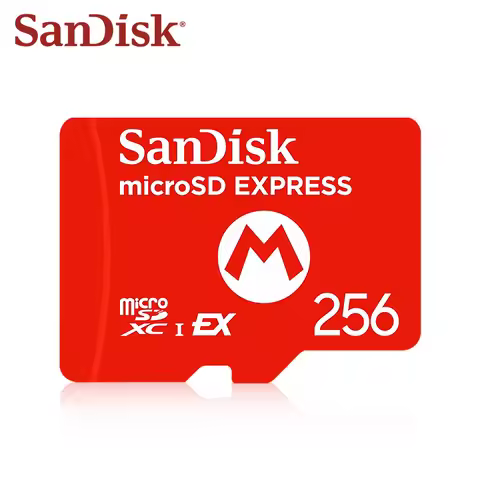 SanDisk Professional Nintendo Switch 2 MicroSD EXPRESS Card 256GB Original Flash Memory Card for Swi