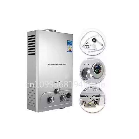 LPG Water Heater Propane Gas Tankless Stainless Instant Boiler 36KW Liquefied Petroleum Gas Water He