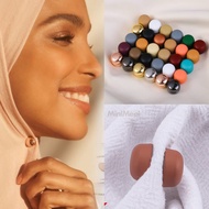 Arafa Store - [COD] Bros Magnet Hijab - Bros Magnet Bulat - Bros Magnet Motif Kristal - Bros Hijab M