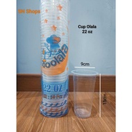Plastic Cup 22 OZ 18 OZ FlatOvalThick Pp MaterialThai Tea Cup