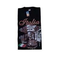 Souvenir t-shirt black Colosseo Pisa t-shirt from Italy