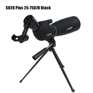SVBONY SV28 Plus กล้องส่องทางไกลพร้อมขาตั้ง 15-45×50/25-75x70/20-60×80/20-60x60 พร้อมอะแดปเตอร์โทรศั