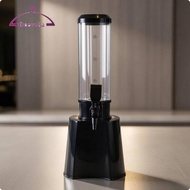 [deevoka] Beer Vertical Dispenser Dispenser Volume Markings Tabletop Beer Dispenser Clear Body Table