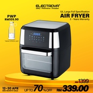 Electrova New Ecowell Series Deluxe XLarge Air Fryer Oven (12L)