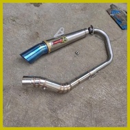 ❂ ◧ ๑    Big elbow daeng sai4 conical exhaust pipe Muffler open tmx 125 155 tmx 150 pinoy 125 150 m