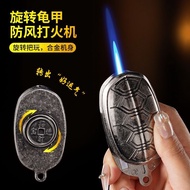 Zinc Alloy Boyfriend Retro Fidget Spinner 2025 Creative Lighter Tortoise Sheath New Pet Lighter Wind