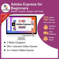 [Video Course] Adobe Express for Beginners - Master Graphic Design with Ease [20+ Lessons Video Tuto