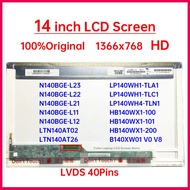 14" Laptop LCD Screen N140BGE-L23 L11 LP140WH1-TLA1 HB140WX1-100 LTN140AT26 07 B140XW01 V.0 LP140WH4