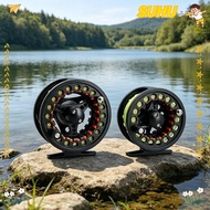 SUHU Fly Reel Combo, Large Arbor Backing Leader Fly Fishing Reel, Durable WF Floating Fly Line Alumi