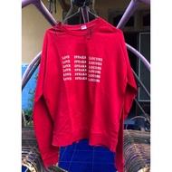 PRELOVED HNM H&M MAROON SWEETSHIRT HNM MAROON SWEATER HNM SWEATER H&M MAROON SHIRT HNM SHIRT H&M H&M