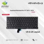 New Laptop A1502 Keyboard US UK For Macbook Pro Retina 13" 2013 2014 2015 Years