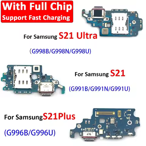 NEW Tested USB Port Charger Dock Connector Charging Board For Samsung S21 Plus Ultra G991U G991B G99