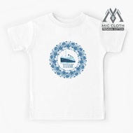 Titanic Sinking Vintage Poster Cruise Ship Atlantic Ocean Voyage Kids T-Shirt - Unisex 544