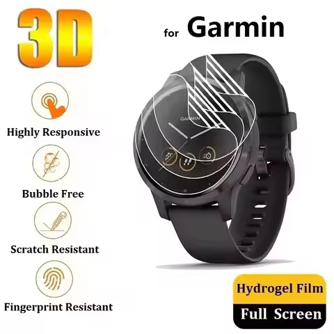 1-5Pcs Hydrogel Film For Garmin Venu 2 2s 3s 3 Instinct 2X Solar HD Clear Screen Protector