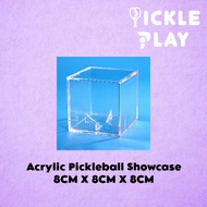 Acrylic Pickleball Showcase / Acrylic Display Box / Pickleball Collection Storage Box / 8CM X 8CM X 