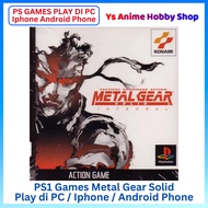 【PS1 Game Main di Komputer Iphone ANDROID 】Playstation 1 GAMES METAL GEAR SOLID PC GAMES Phone Games