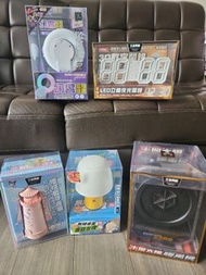 鐘clock bluetooth 藍芽喇叭 x 2 蘑菇燈 lamp heater