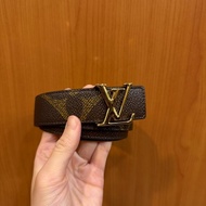 LV 雙色原花Iconic金釦雙面用皮帶M0149W