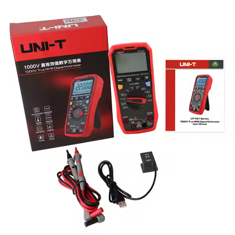 UNI-T Professional Multimeter Digital UT161E UT161D UT161B 1000V DC AC Voltmeter Capacitance Tester 