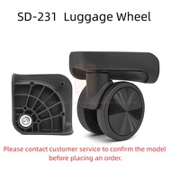 2pcs POLO CLUB SD-231 Universal Luggage Wheel Replacement - 60mm Silent Trolley Case Caster Wheels f