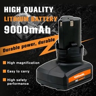 9000mah triangular lithium-ion battery cordless electric drill 12V lithium-ion battery Large capacit
