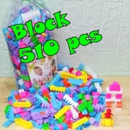 BLOCKs 510 pc JUMBO Mainan Block Balok Blok Besar Mr Block Anak Balita