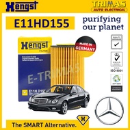 HENGST Oil Filter Mercedes-Benz E-Class W210 Engine M112 M113 1995-2003 Penapis Minyak Enjin E11H D155 000 180 2309 2609