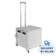 Citylife 50L Collapsible Grocery Trolley (Grey 4Wheels)