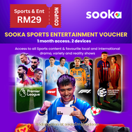 sooka Sports & Entertainment Voucher (1 month)