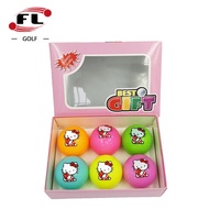 Crystal Golf Balls Gift Balls Competition Balls Transparent Balls Double Layer Balls Kitty Cat Balls