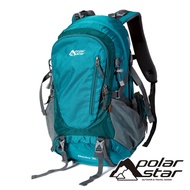 【PolarStar 桃源戶外】透氣網架健行背包 35L『綠色』P20803