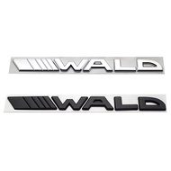 WALD Logo Car Rear Trunk Emblem Sticker Auto Body Badge Decal for Mercedes Benz W203 W204 W124 W202 W212 W220 W205 W176 Accessories