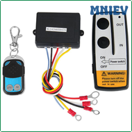 MNIEV 12V 12Volt 50ft Winch Wireless Remote Control Set for Truck Jeep ATV Warn Ramsey OUIVQ