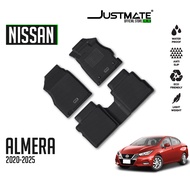 JUSTMATE NISSAN พรมปูพื้นรถยนต์ ALMERA 2019 - 2025