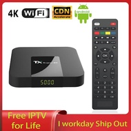 Smart TV Box Android Global Market New Smart TV Box with 20000+Free IPTV Programs TX Super 8K WIFI T