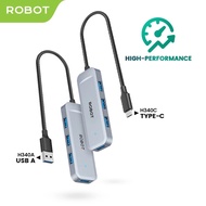 [ H340A ] / [ H340C ]- ROBOT USB Hub HT340A USB C HUB H340C 4 port USB 3.0 High performance 1 Year W